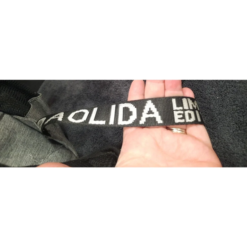 Aolida 1975 Limited Edition Backpack 18” Gray Black Lots of compartments